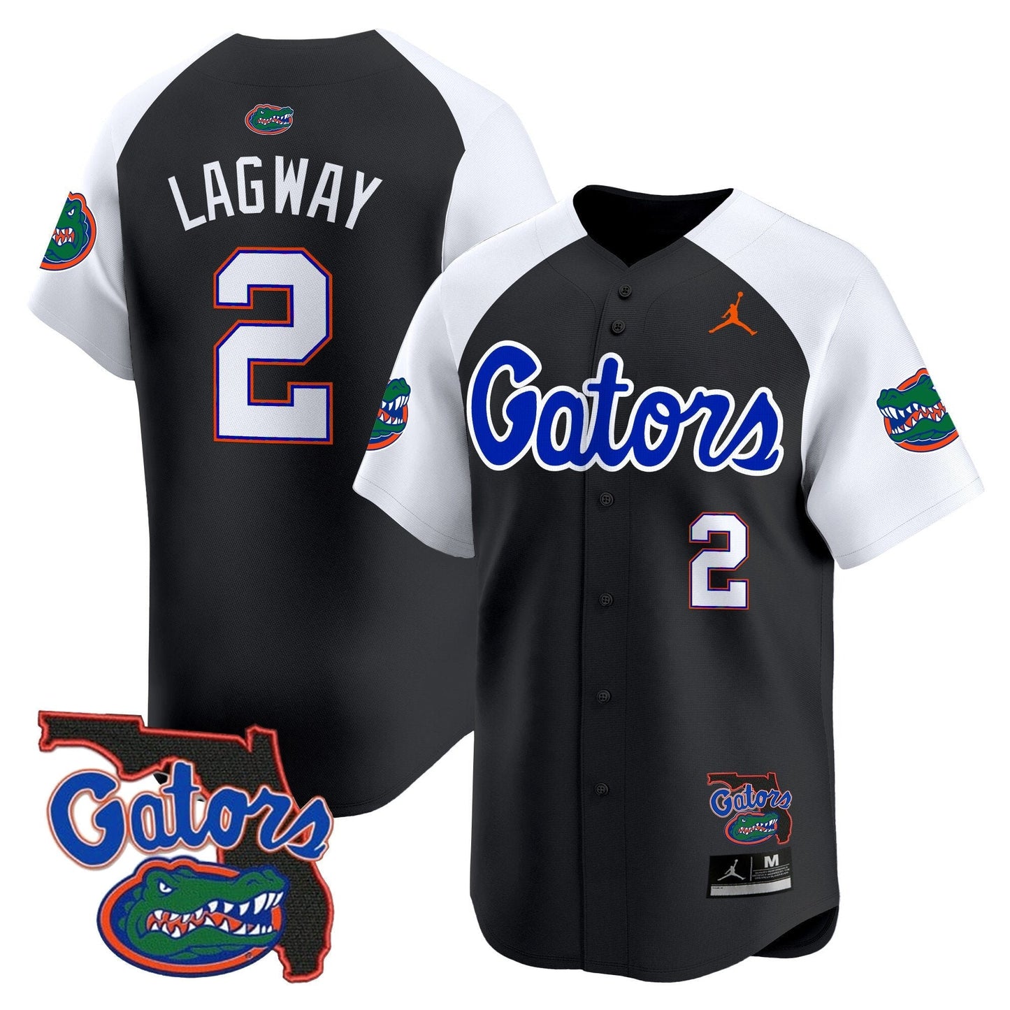 UF 2024 Florida Patch Vapor Baseball Jersey - All Stitched