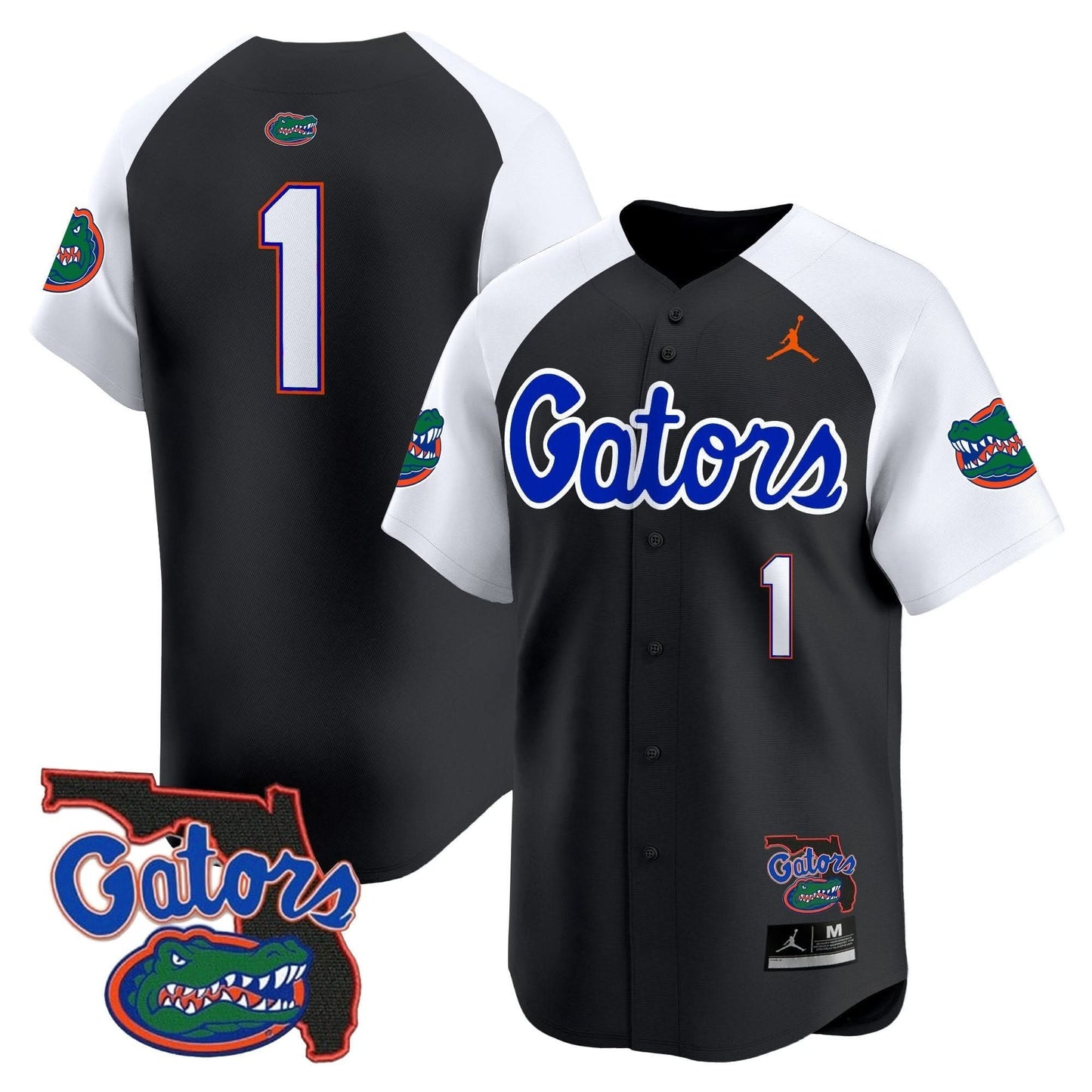 Florida Gators 2024 Florida Patch Vapor Baseball Jersey - All Stitched