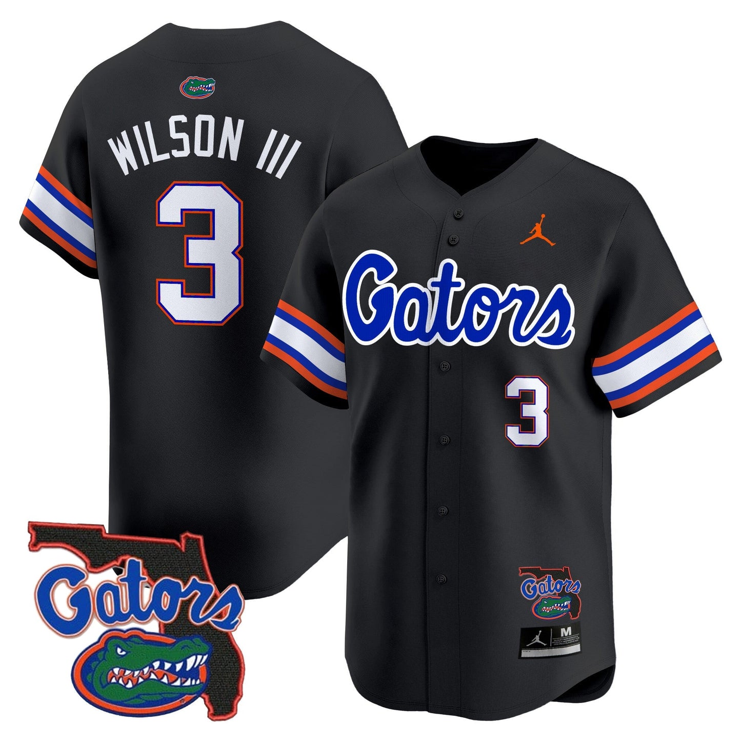 UF 2024 Florida Patch Vapor Baseball Jersey - All Stitched