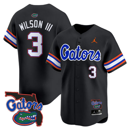 UF 2024 Florida Patch Vapor Baseball Jersey - All Stitched