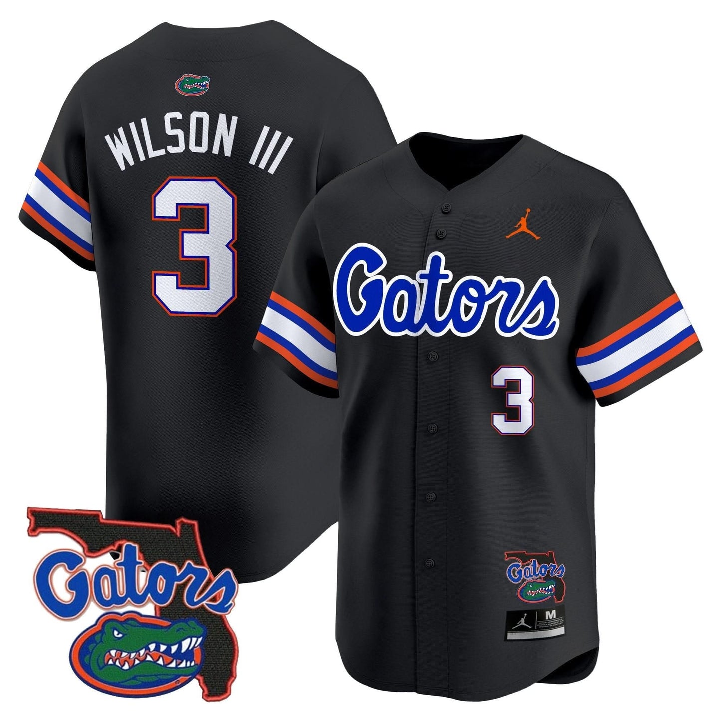Florida Gators 2024 Florida Patch Vapor Baseball Jersey - All Stitched