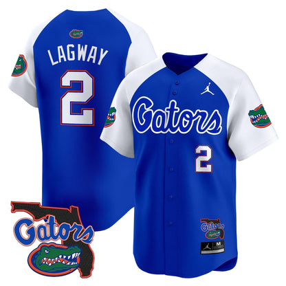 UF 2024 Florida Patch Vapor Baseball Jersey - All Stitched