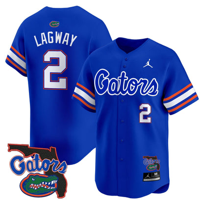 UF 2024 Florida Patch Vapor Baseball Jersey - All Stitched