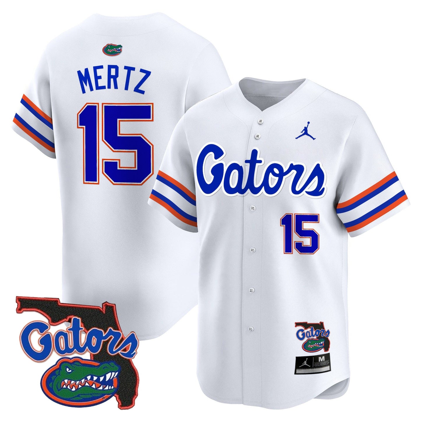 UF 2024 Florida Patch Vapor Baseball Jersey - All Stitched
