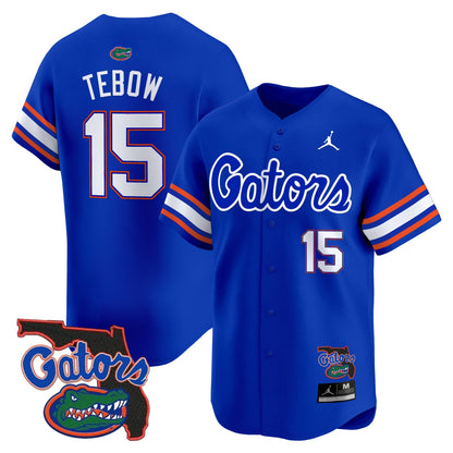 UF 2024 Florida Patch Vapor Baseball Jersey - All Stitched