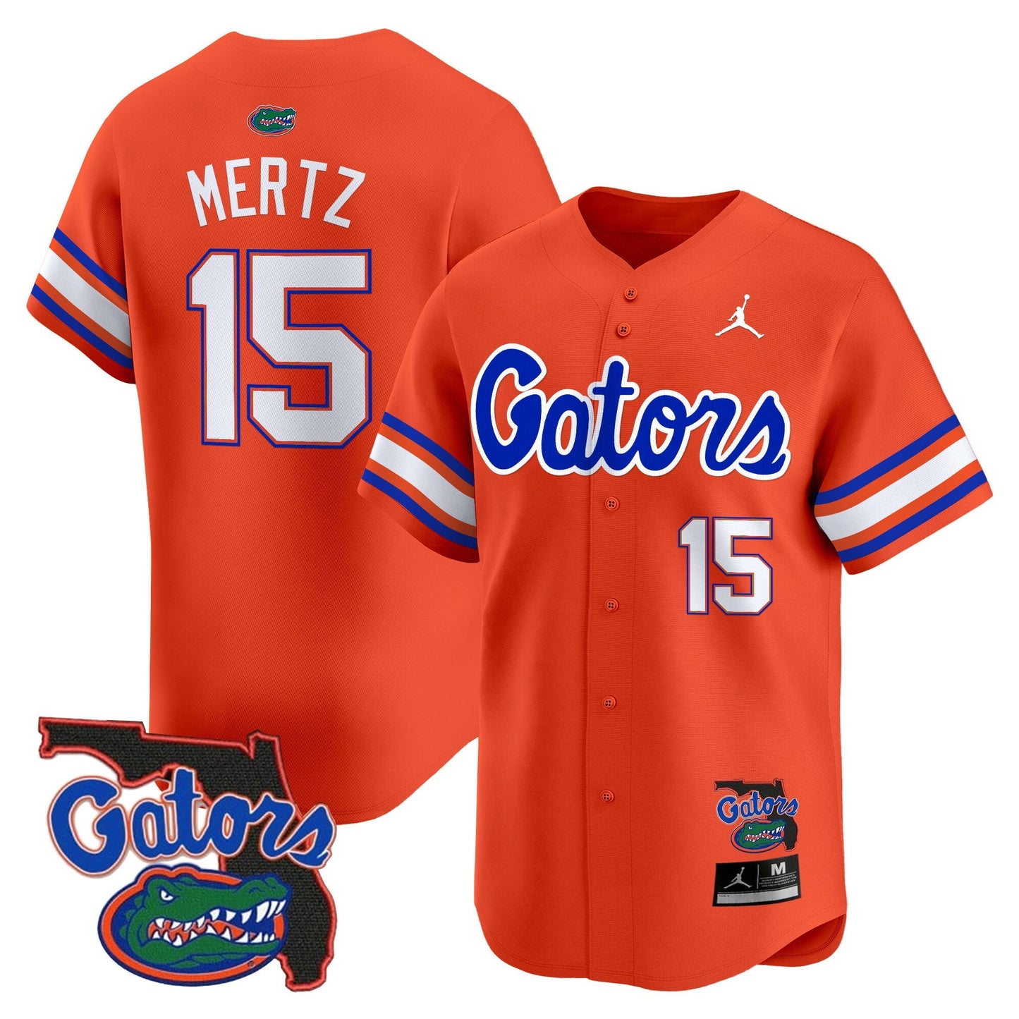 UF 2024 Florida Patch Vapor Baseball Jersey - All Stitched