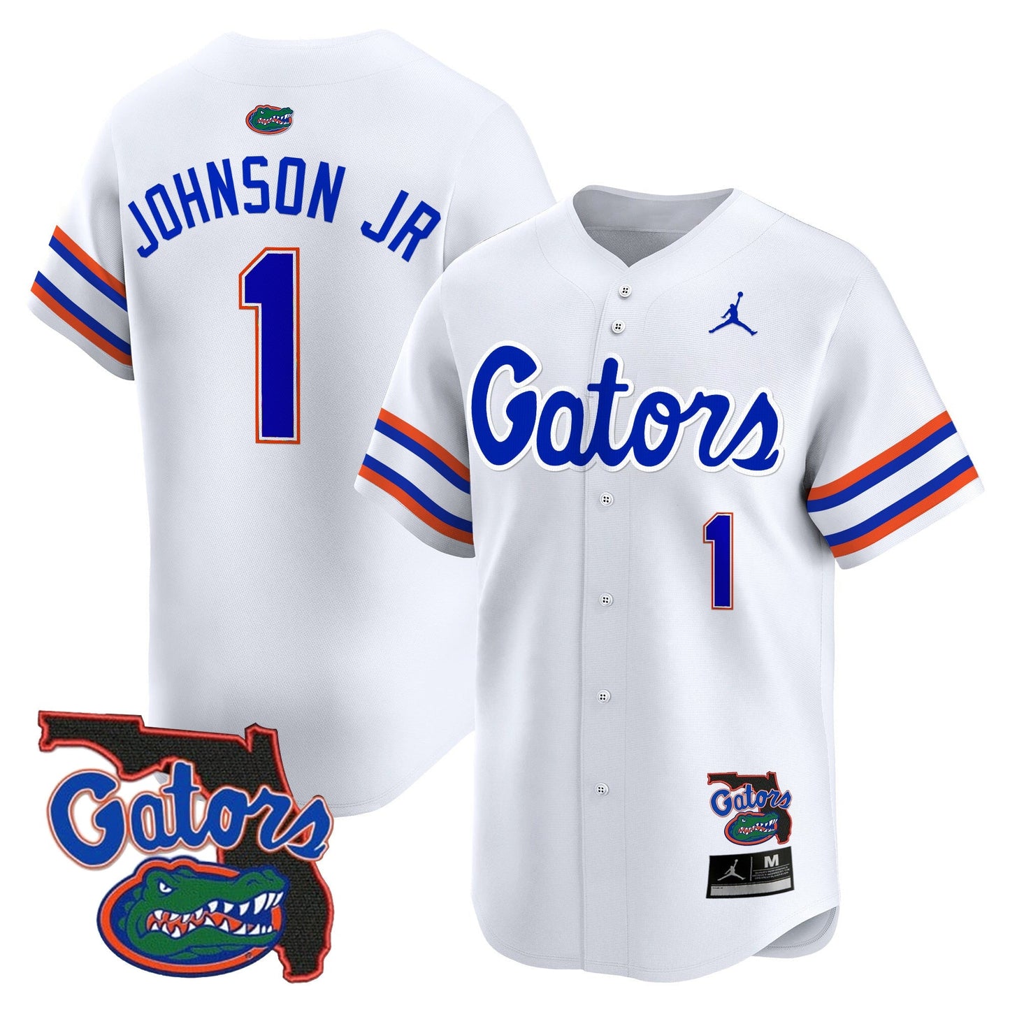 UF 2024 Florida Patch Vapor Baseball Jersey - All Stitched