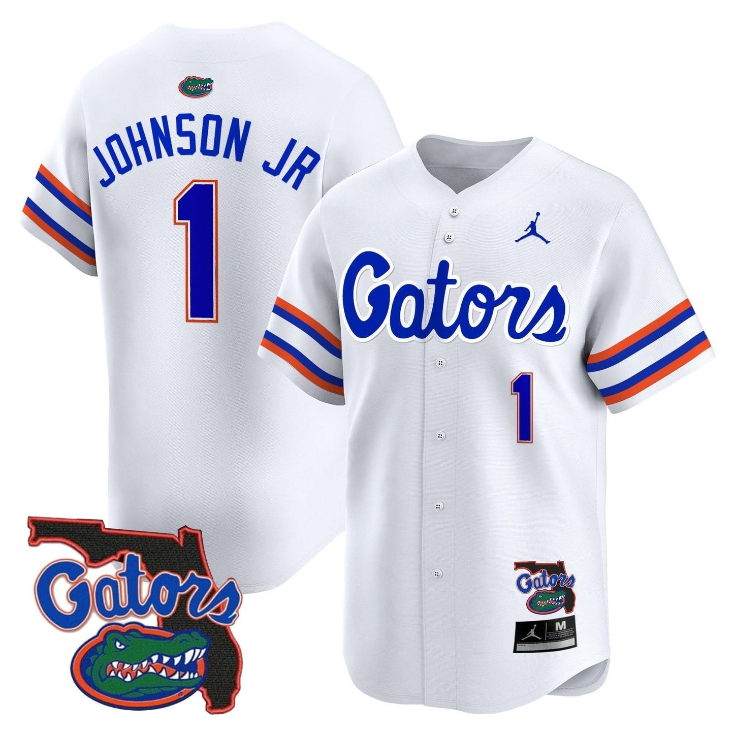 Florida Gators 2024 Florida Patch Vapor Baseball Jersey - All Stitched