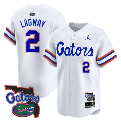 Florida Gators 2024 Florida Patch Vapor Baseball Jersey - All Stitched