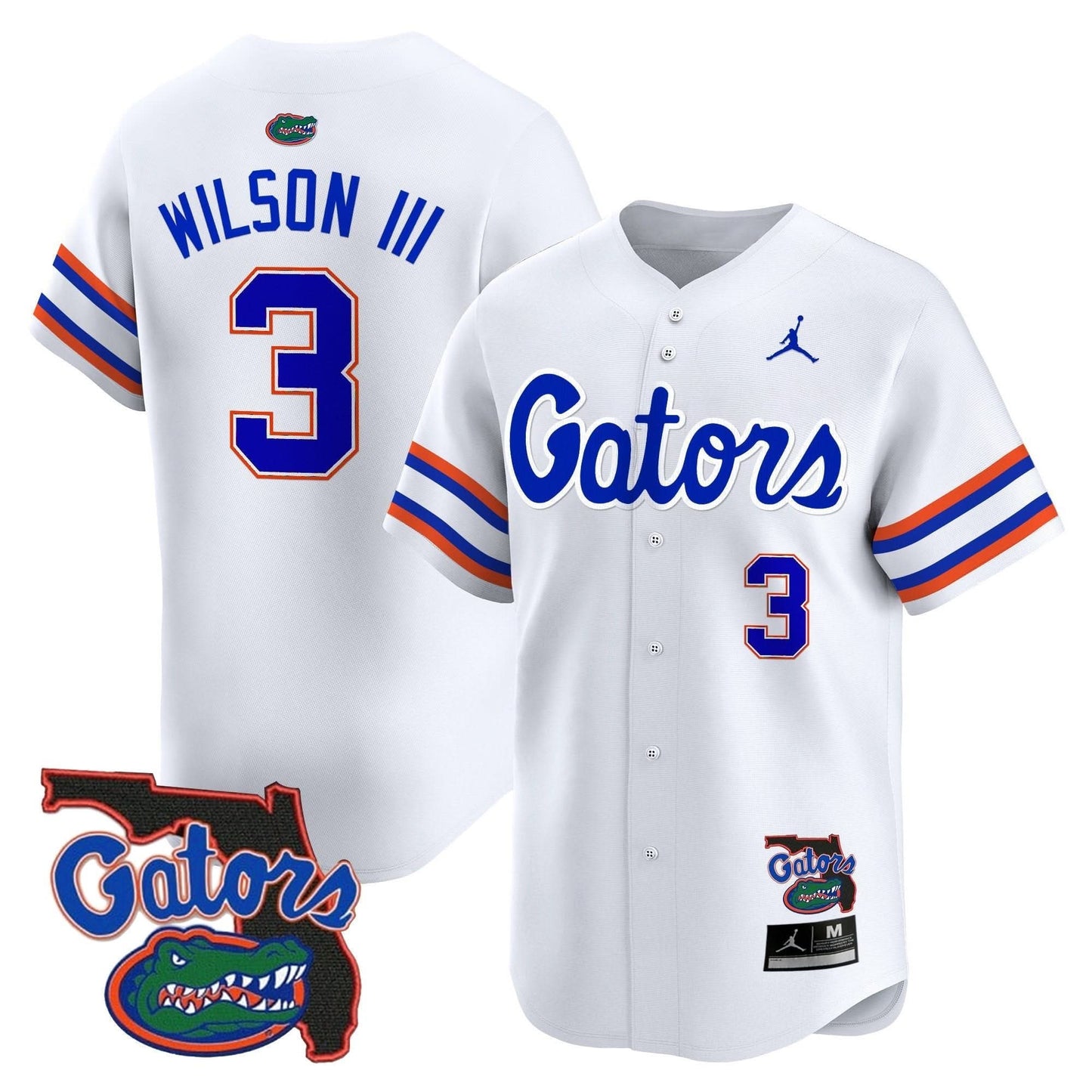 Florida Gators 2024 Florida Patch Vapor Baseball Jersey - All Stitched