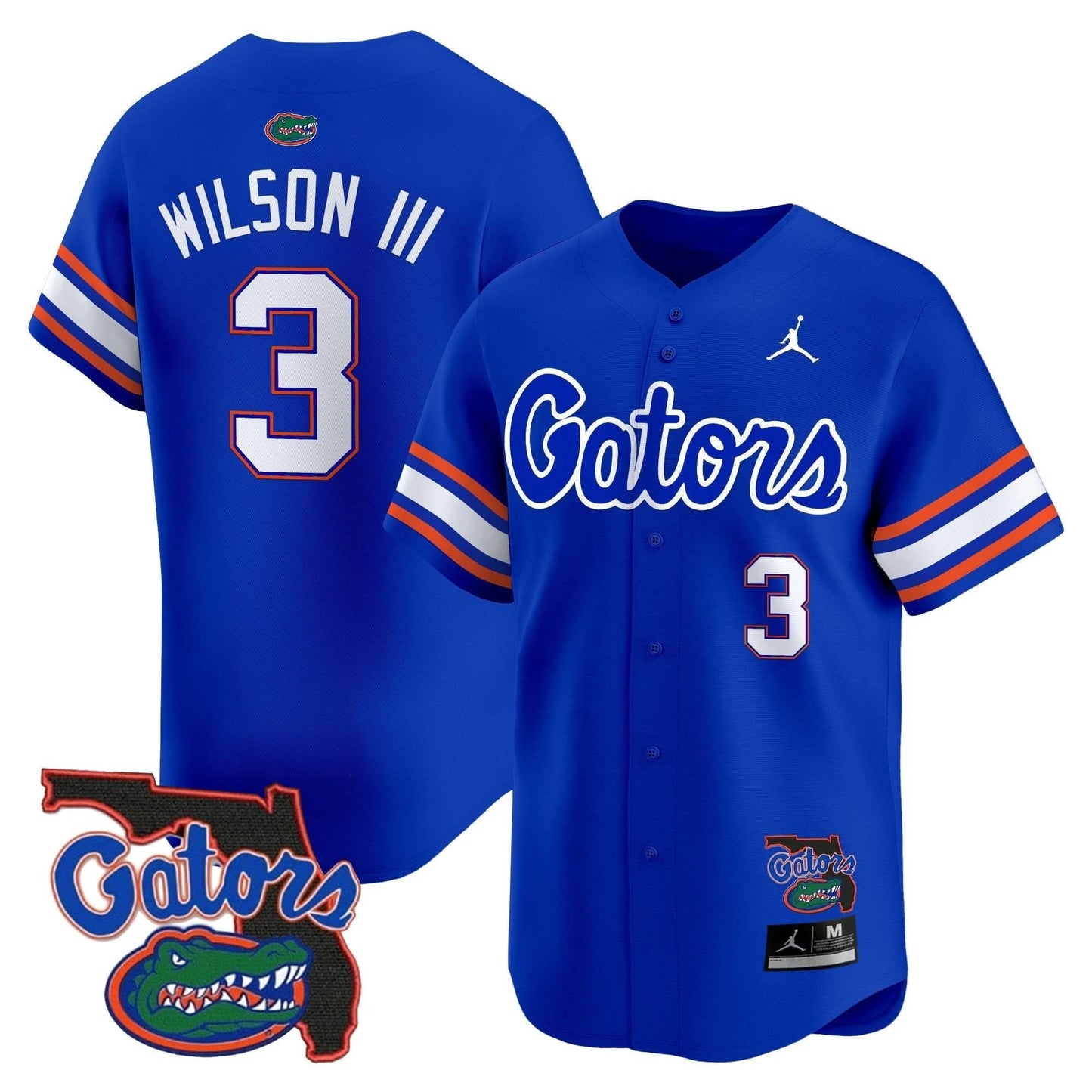 Florida Gators 2024 Florida Patch Vapor Baseball Jersey - All Stitched