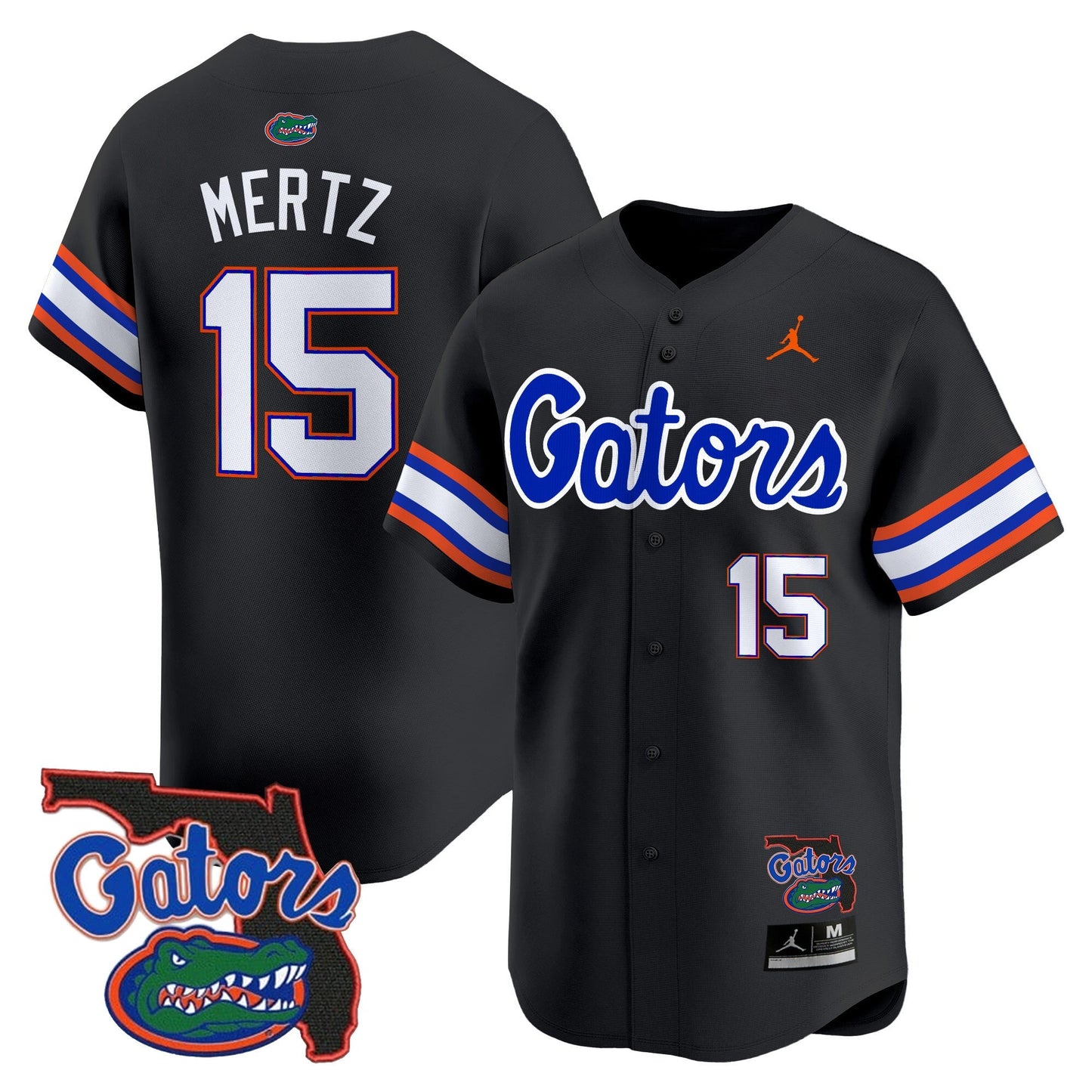 UF 2024 Florida Patch Vapor Baseball Jersey - All Stitched