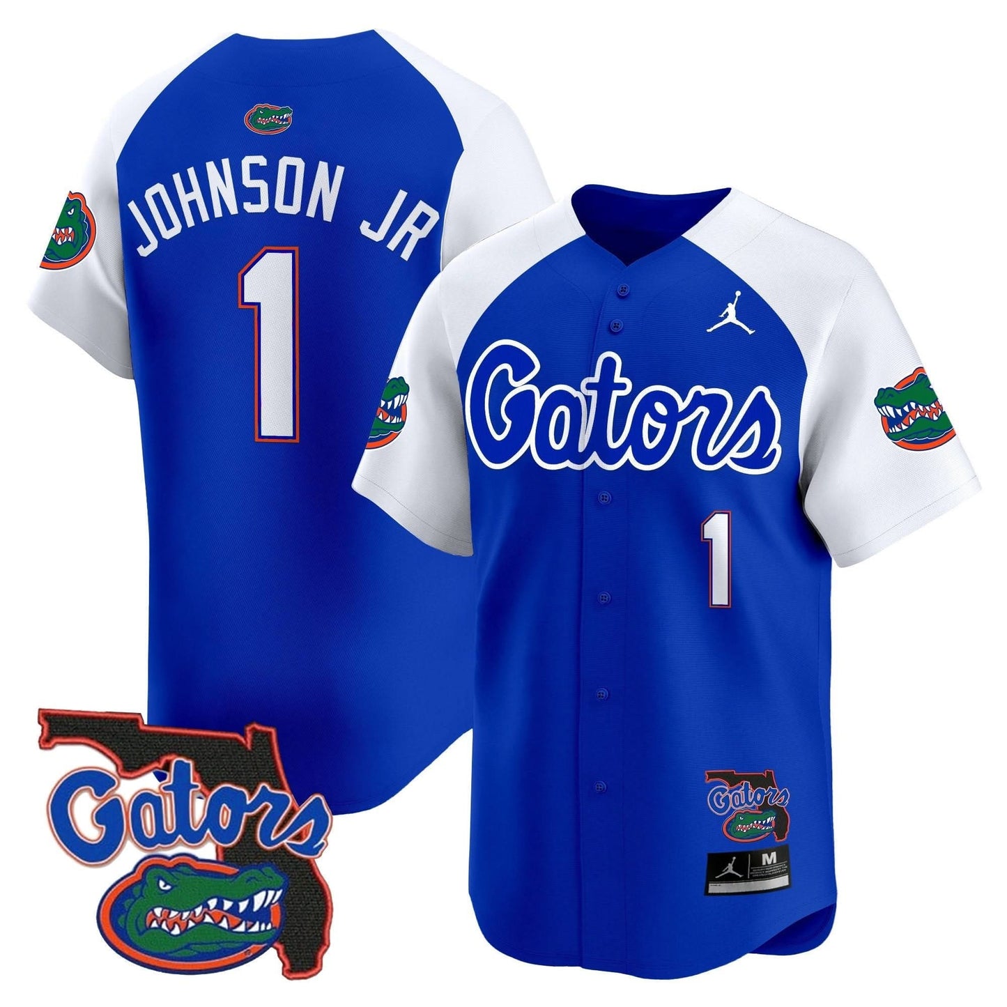 Florida Gators 2024 Florida Patch Vapor Baseball Jersey - All Stitched