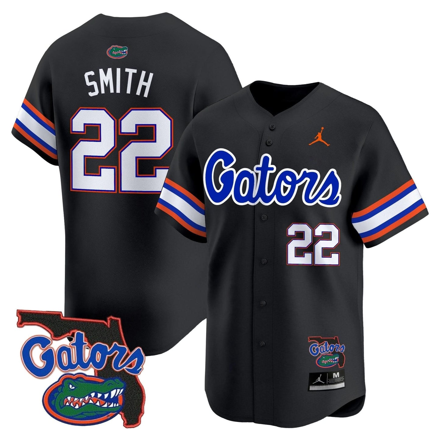 Florida Gators 2024 Florida Patch Vapor Baseball Jersey - All Stitched