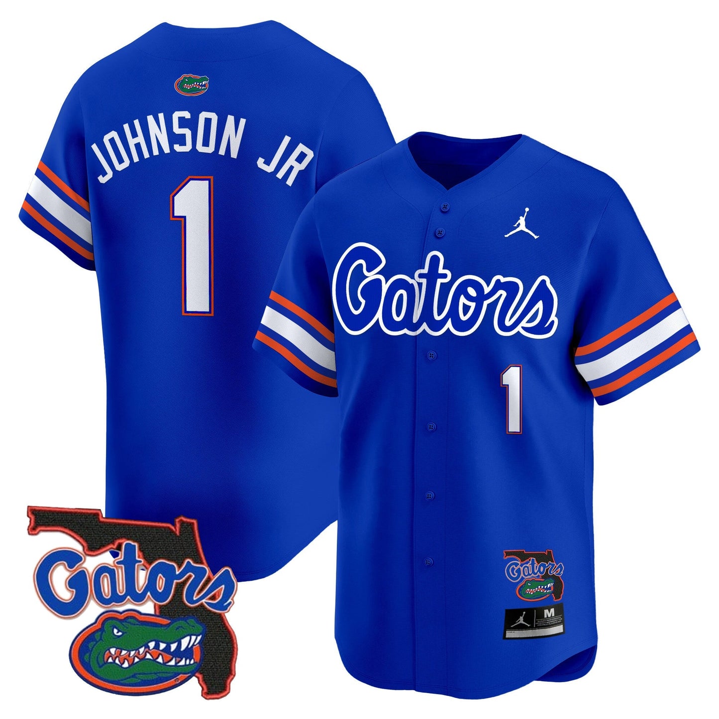 UF 2024 Florida Patch Vapor Baseball Jersey - All Stitched
