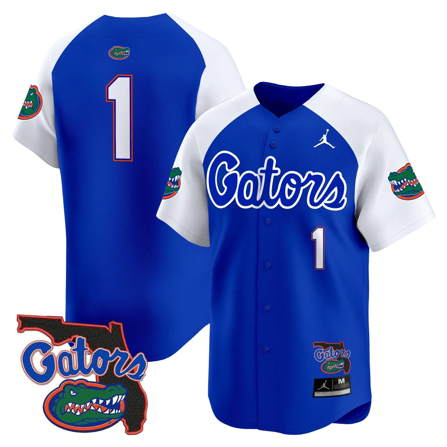 UF 2024 Florida Patch Vapor Baseball Jersey - All Stitched