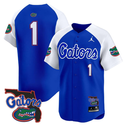 Florida Gators 2024 Florida Patch Vapor Baseball Jersey - All Stitched