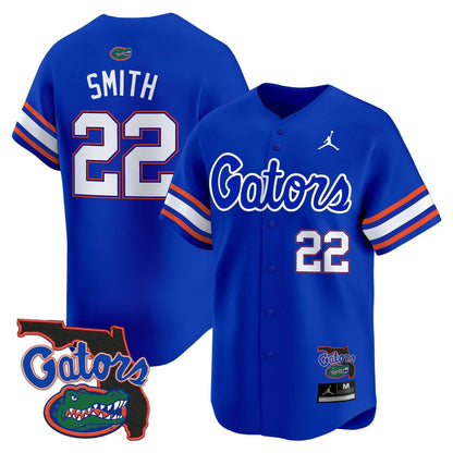 Florida Gators 2024 Florida Patch Vapor Baseball Jersey - All Stitched