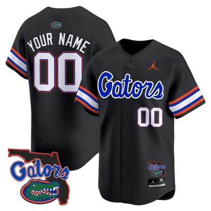 UF 2024 Florida Patch Vapor Baseball Custom Jersey - All Stitched
