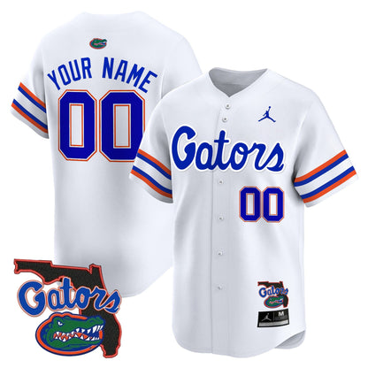 UF 2024 Florida Patch Vapor Baseball Custom Jersey - All Stitched