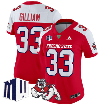 Women's Fresno State Bulldogs 2024 Vapor Limited Jersey - All Stitched