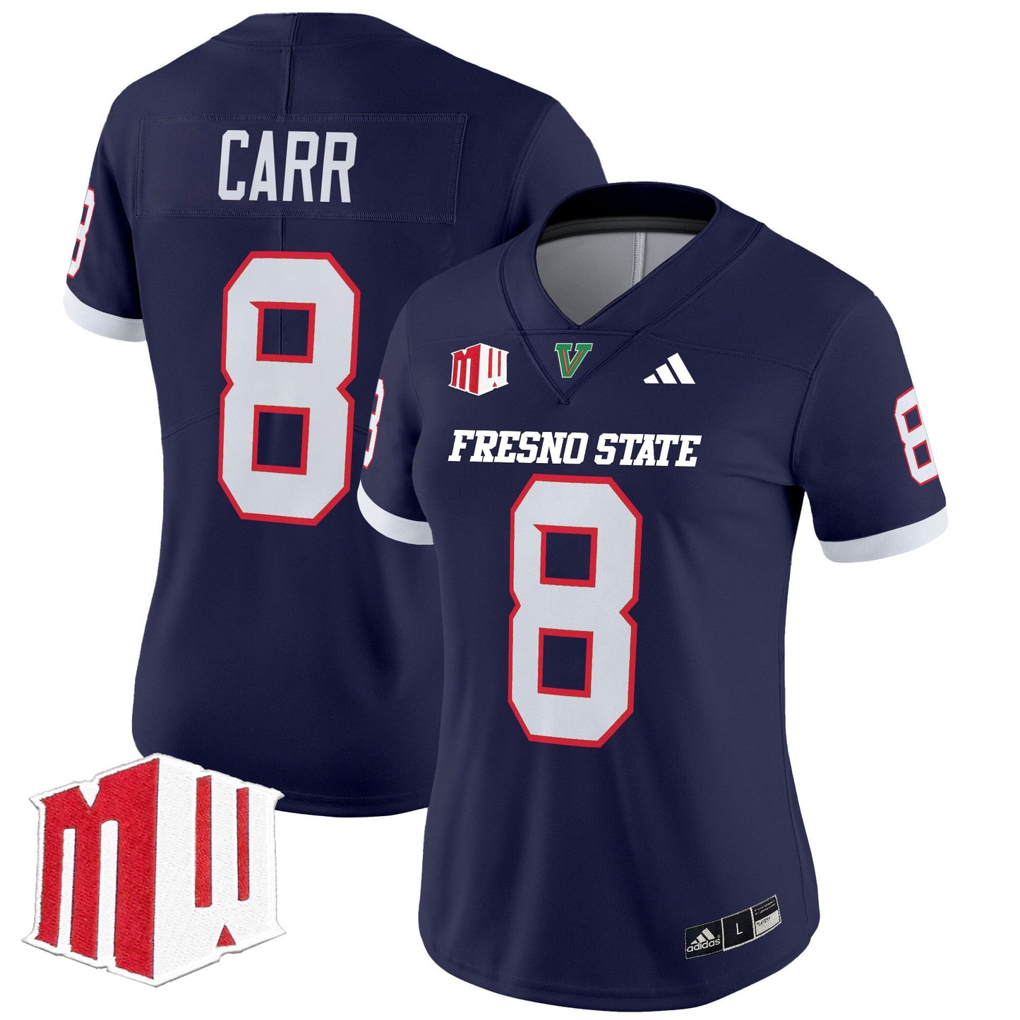 Women's Fresno State Bulldogs 2024 Vapor Limited Jersey - All Stitched