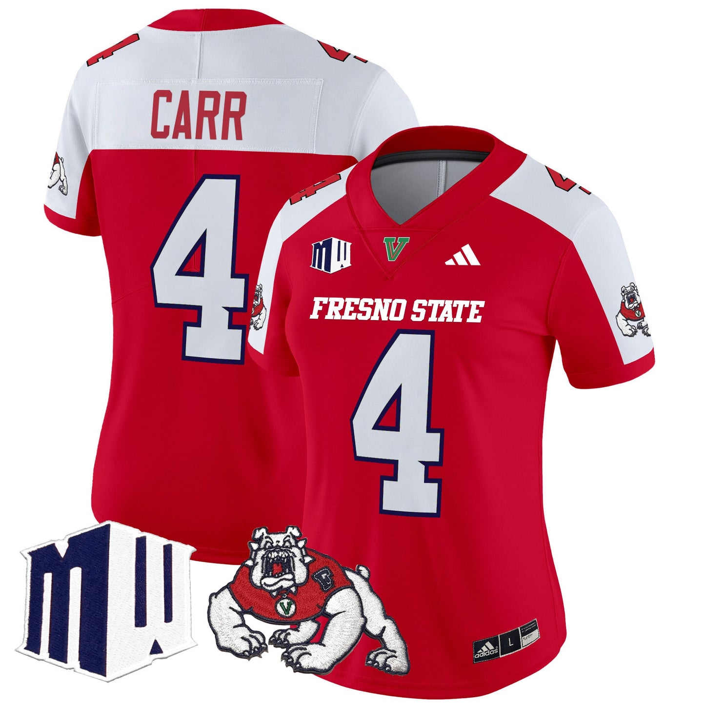 Women's Fresno State Bulldogs 2024 Vapor Limited Jersey - All Stitched