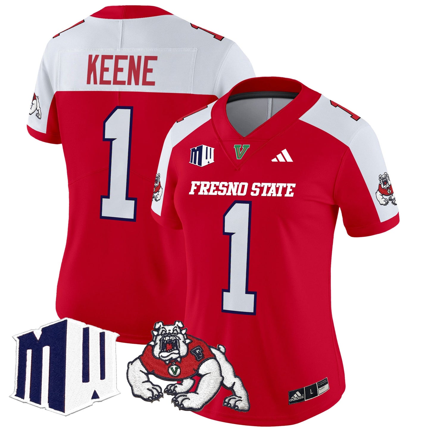 Women's Fresno State Bulldogs 2024 Vapor Limited Jersey - All Stitched