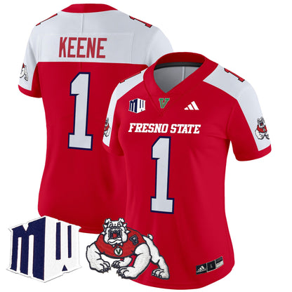 Women's Fresno State Bulldogs 2024 Vapor Limited Jersey - All Stitched