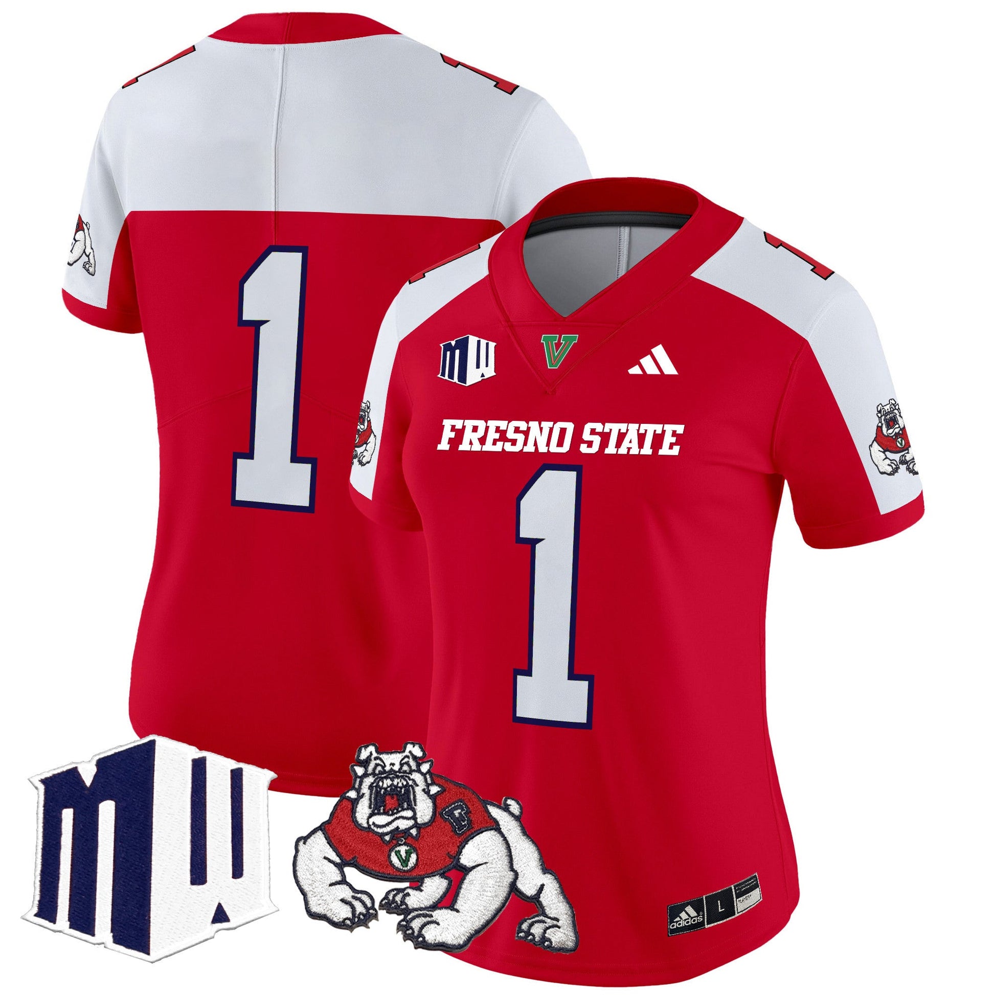 Women's Fresno State Bulldogs 2024 Vapor Limited Jersey - All Stitched