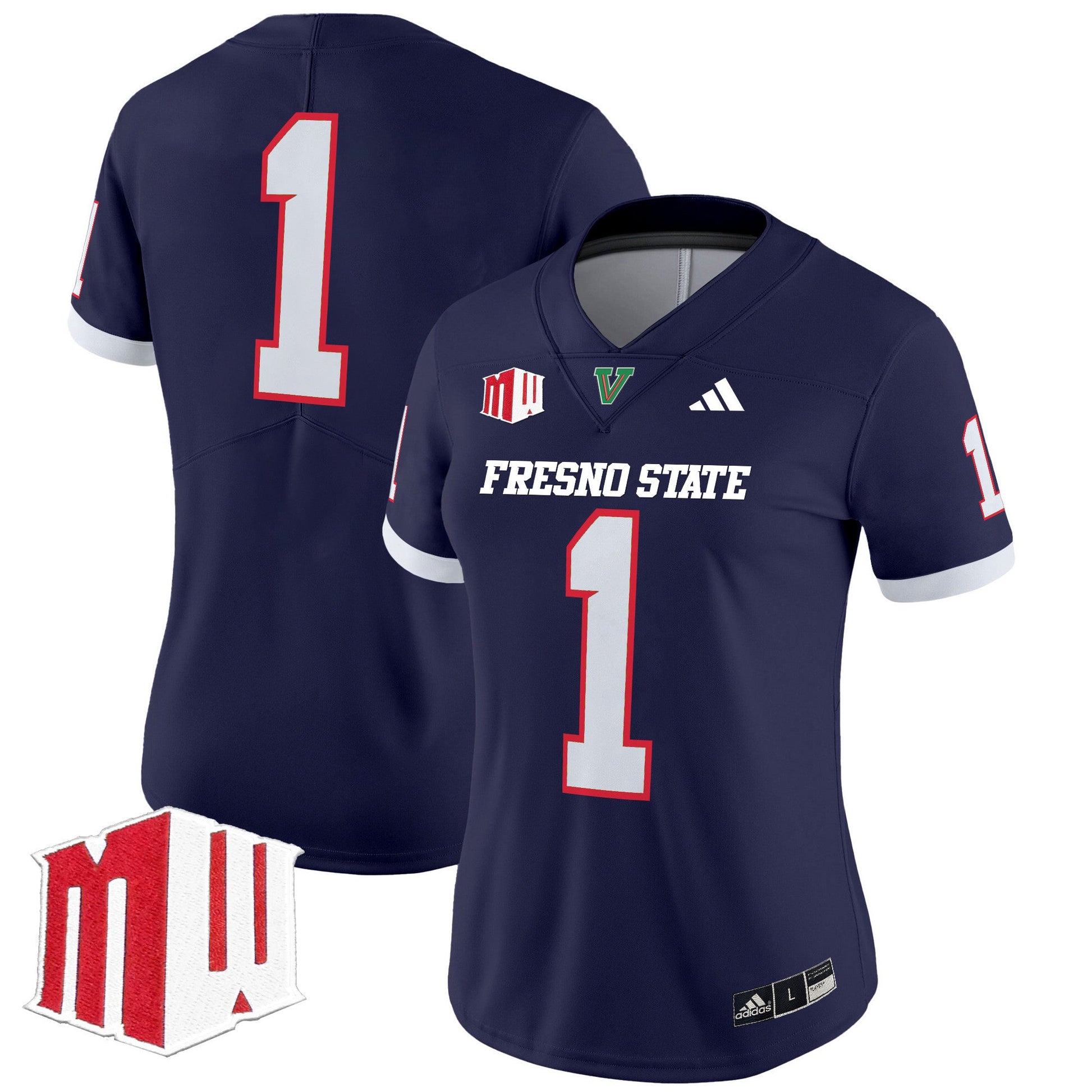 Women's Fresno State Bulldogs 2024 Vapor Limited Jersey - All Stitched