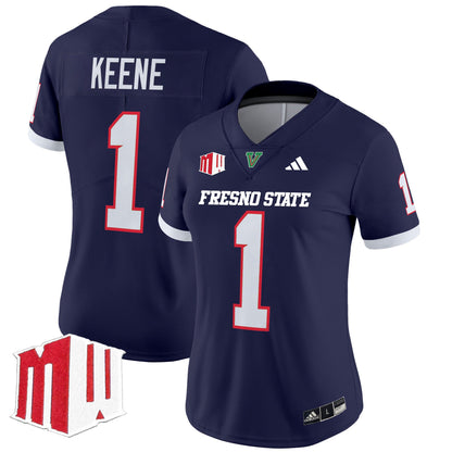 Women's Fresno State Bulldogs 2024 Vapor Limited Jersey - All Stitched