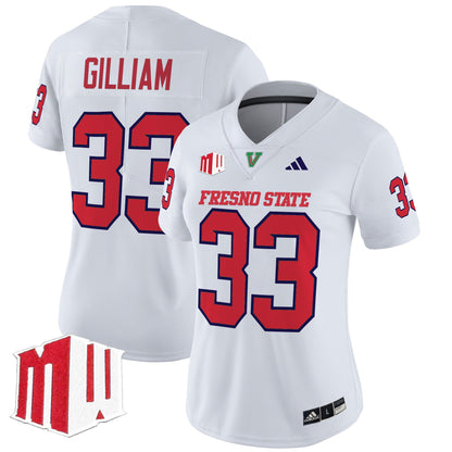 Women's Fresno State Bulldogs 2024 Vapor Limited Jersey - All Stitched