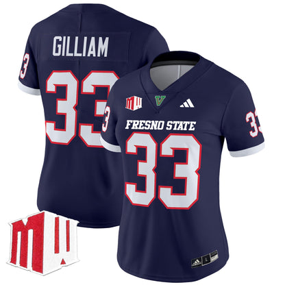 Women's Fresno State Bulldogs 2024 Vapor Limited Jersey - All Stitched