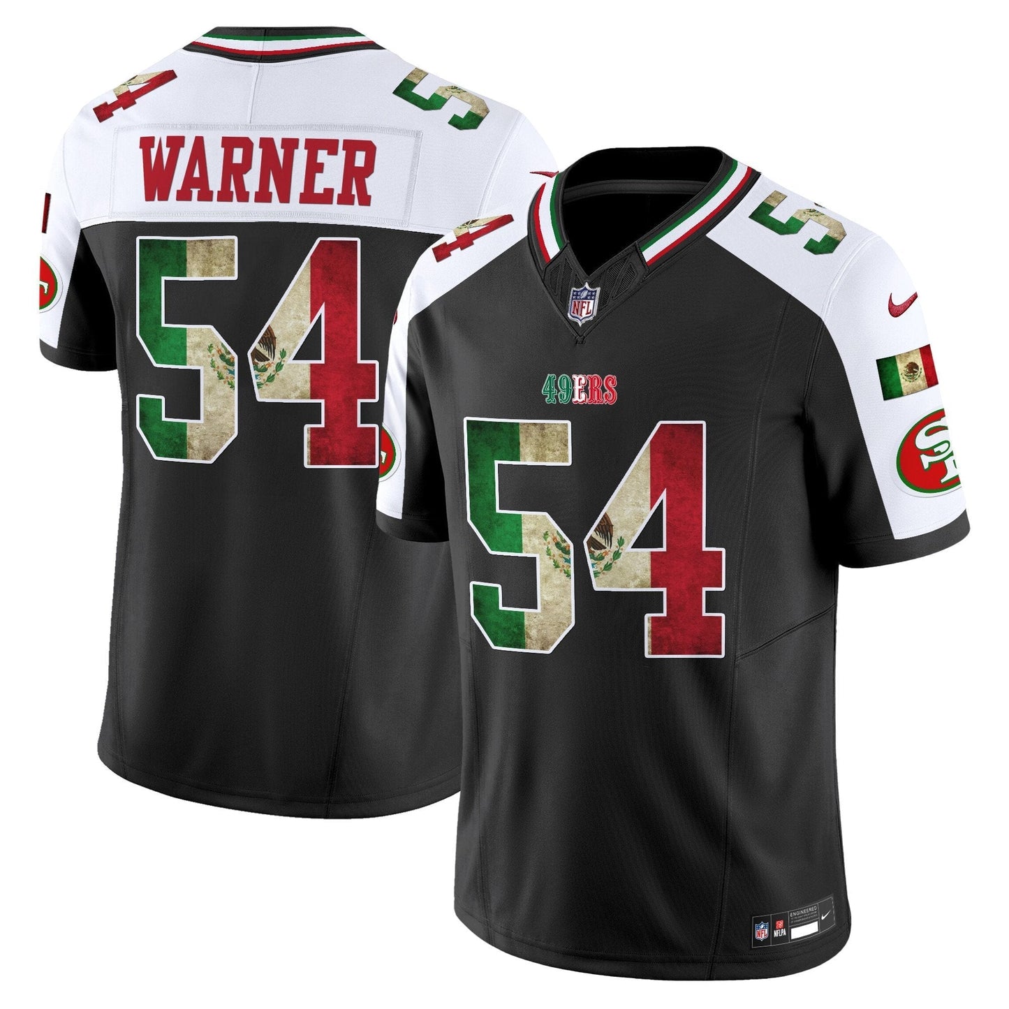 49ers Mexico Vapor Limited Jersey V4 - All Stitched