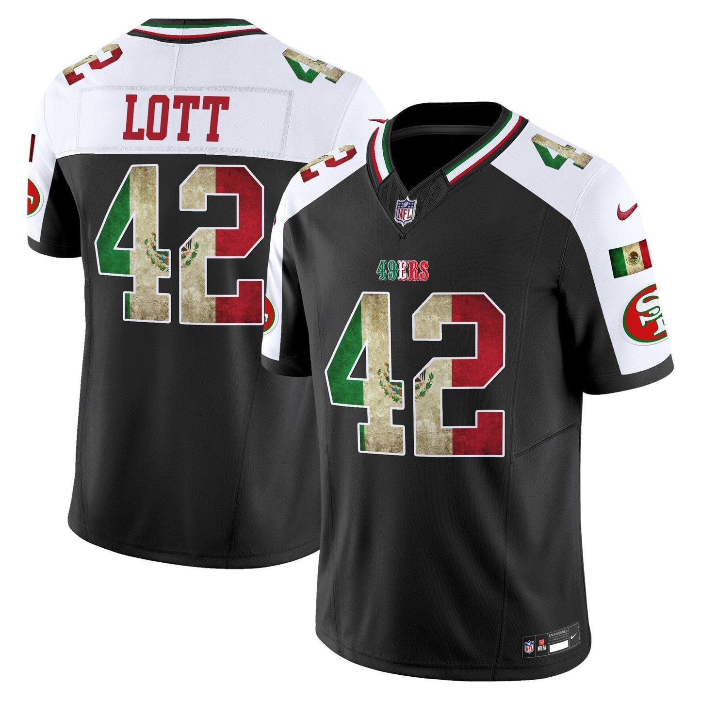 49ers Mexico Vapor Limited Jersey V4 - All Stitched