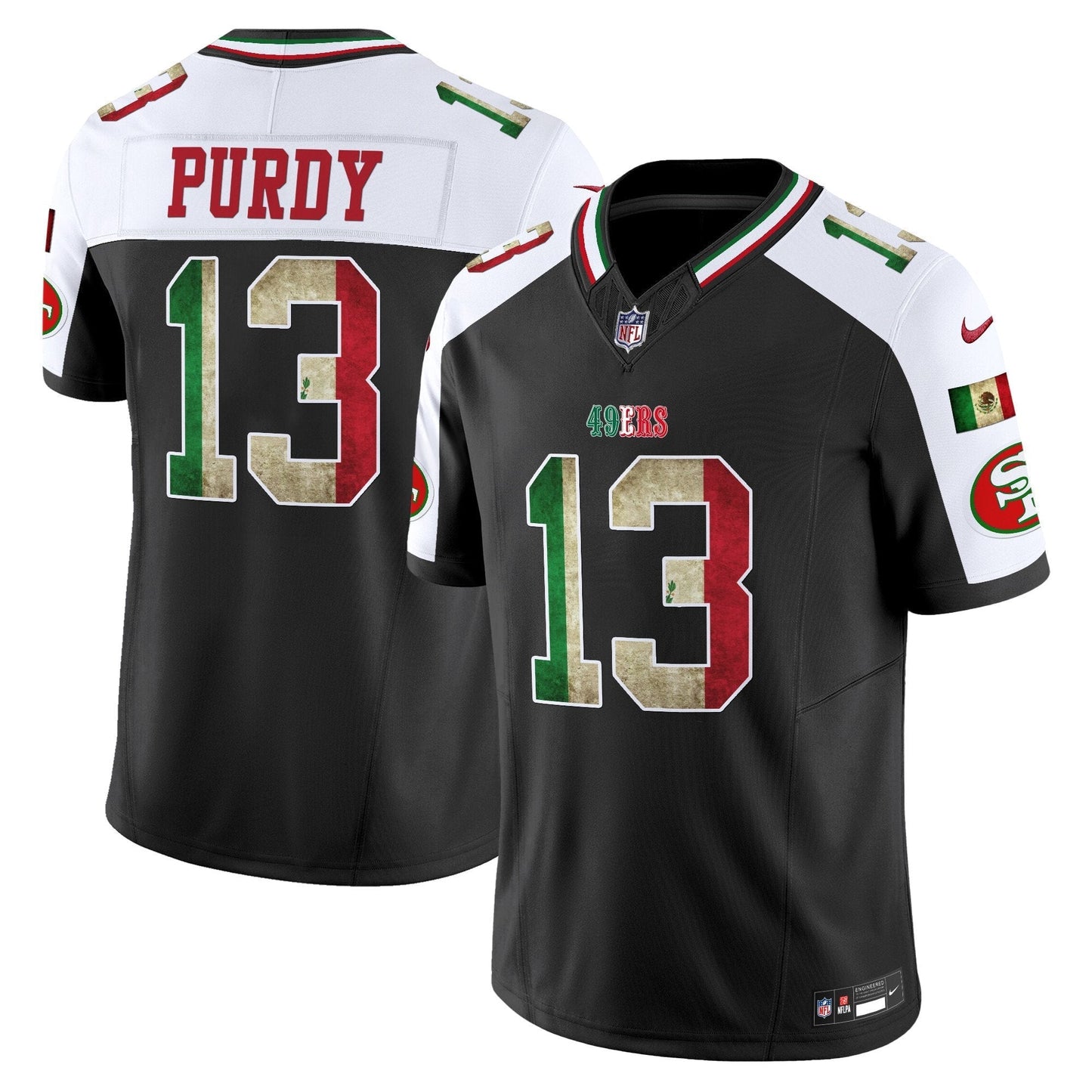 49ers Mexico Vapor Limited Jersey V4 - All Stitched