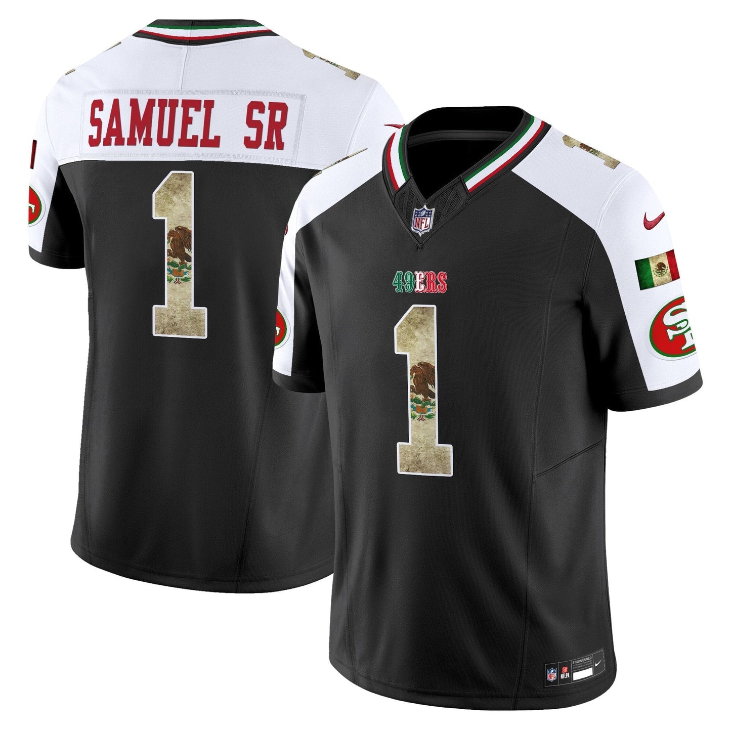 49ers Mexico Vapor Limited Jersey V4 - All Stitched