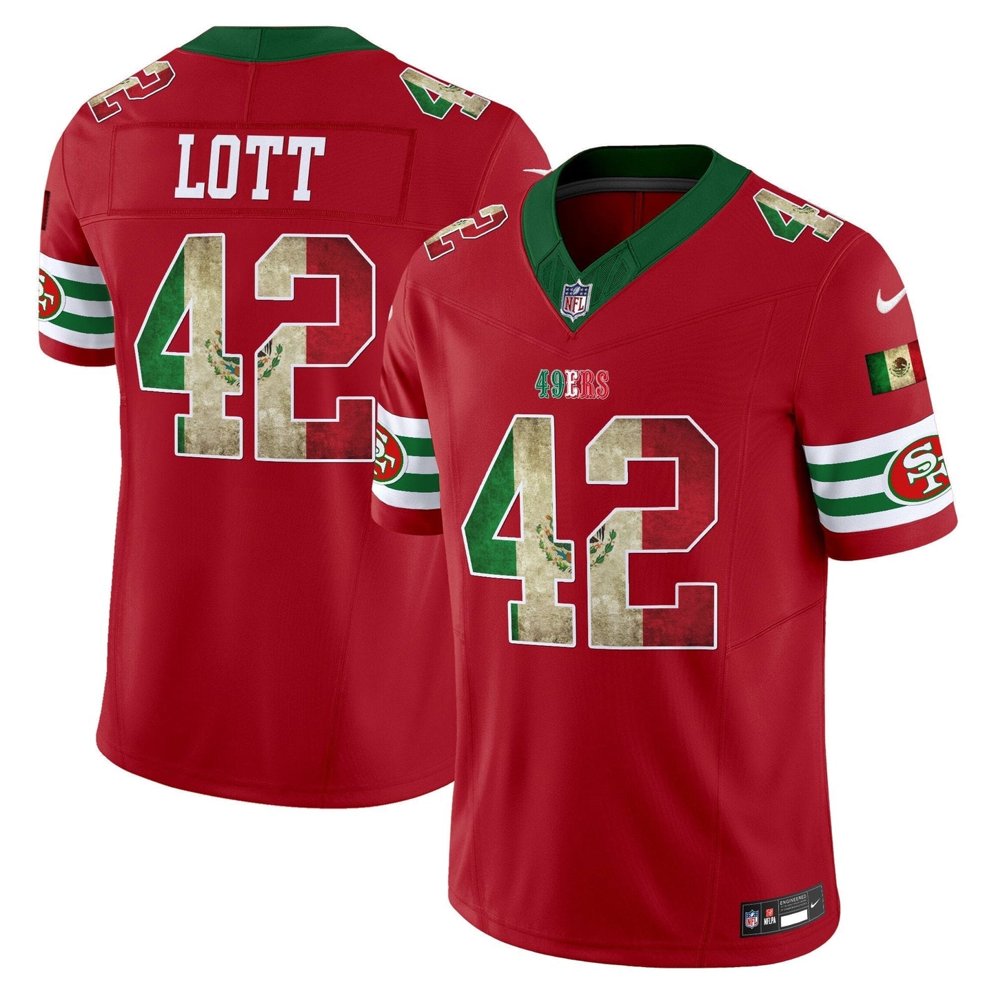 49ers Mexico Vapor Limited Jersey V4 - All Stitched