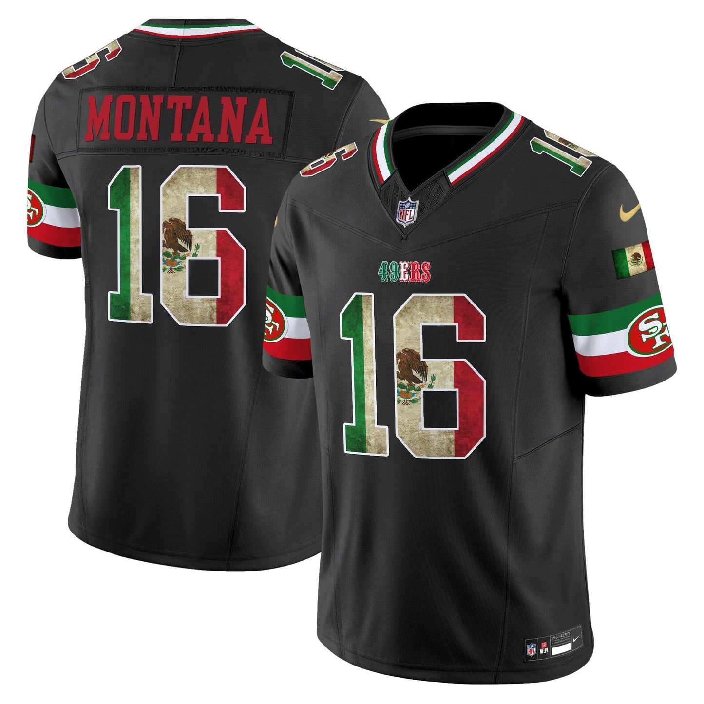 49ers Mexico Vapor Limited Jersey V4 - All Stitched