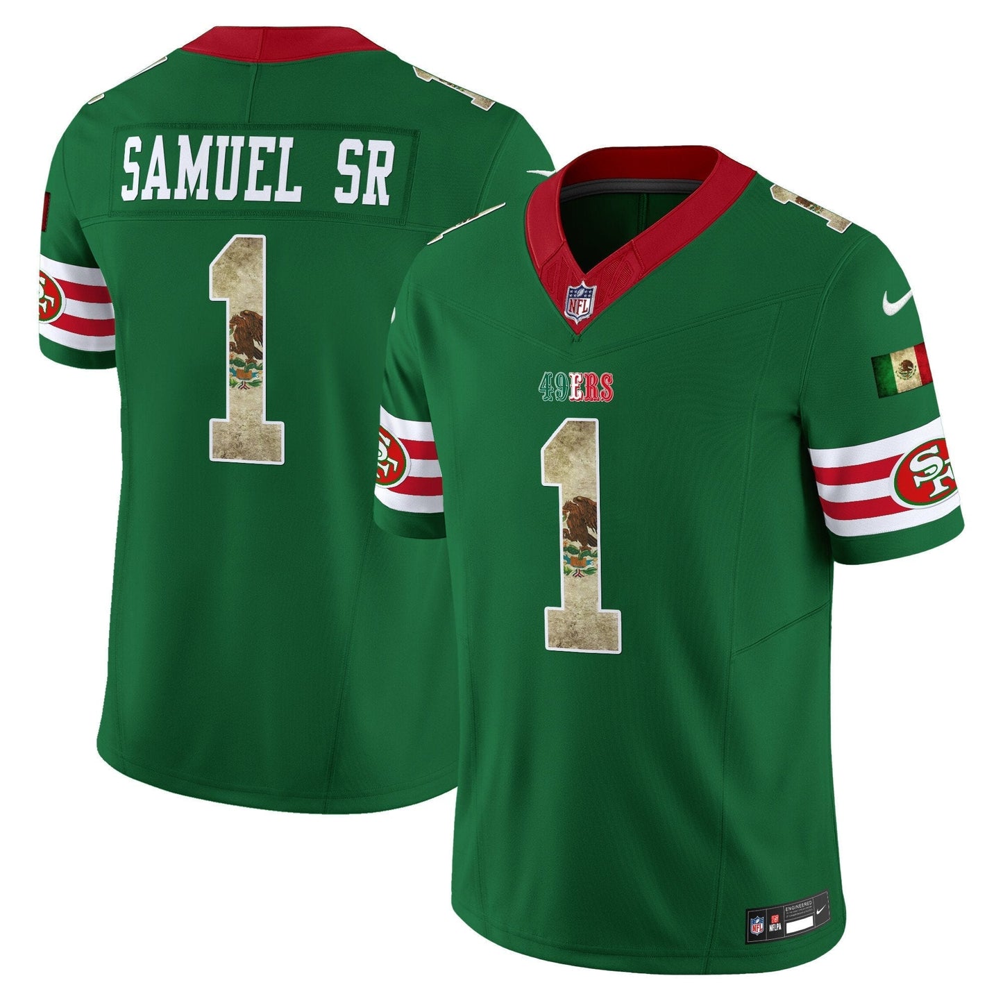 49ers Mexico Vapor Limited Jersey V4 - All Stitched