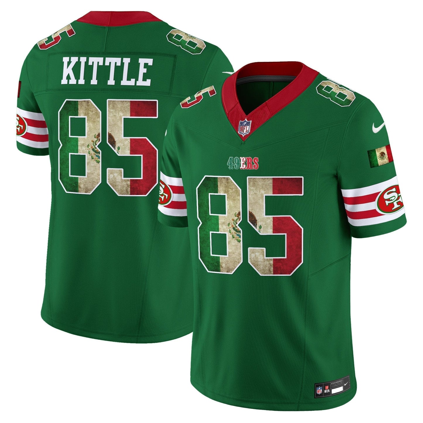 49ers Mexico Vapor Limited Jersey V4 - All Stitched