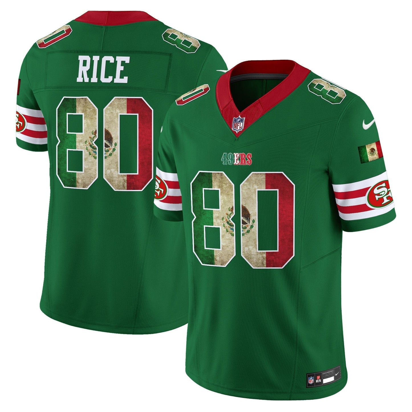 49ers Mexico Vapor Limited Jersey V4 - All Stitched