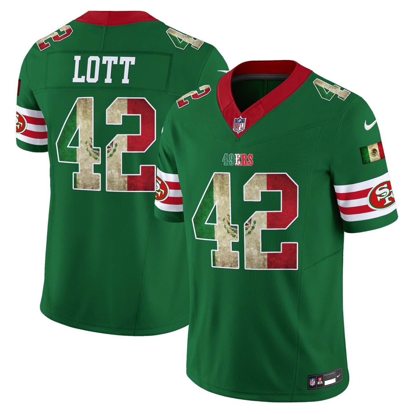 49ers Mexico Vapor Limited Jersey V4 - All Stitched