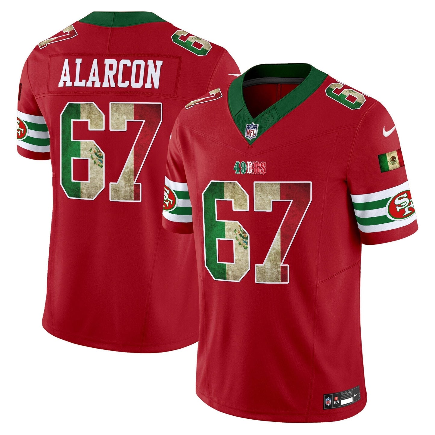 49ers Mexico Vapor Limited Jersey V4 - All Stitched