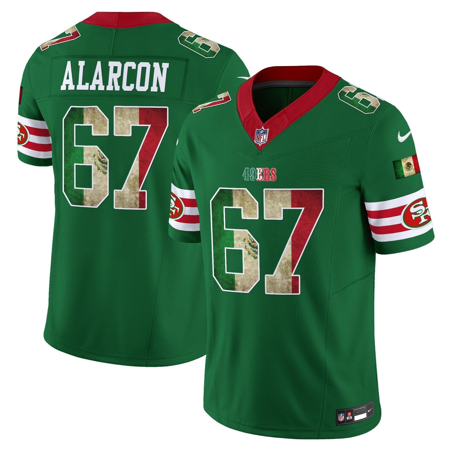 49ers Mexico Vapor Limited Jersey V4 - All Stitched