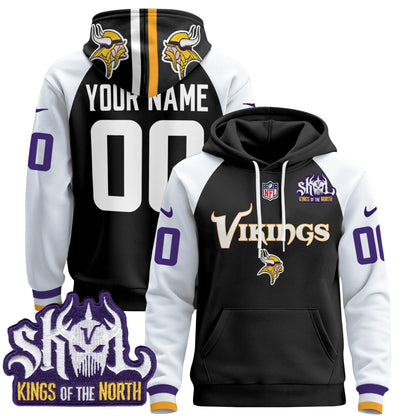 Minnesota Vikings 2025 Custom Pullover Hoodie V2