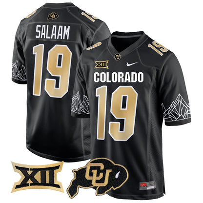 CU Big 12 XII Patch Game Jersey - All Stitched