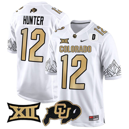 CU Big 12 XII Patch Game Jersey - All Stitched