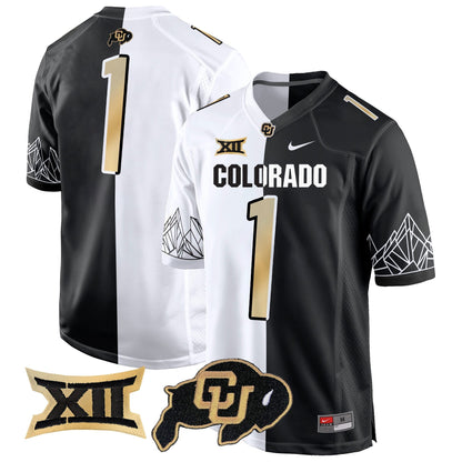 CU Big 12 XII Patch Game Jersey - All Stitched